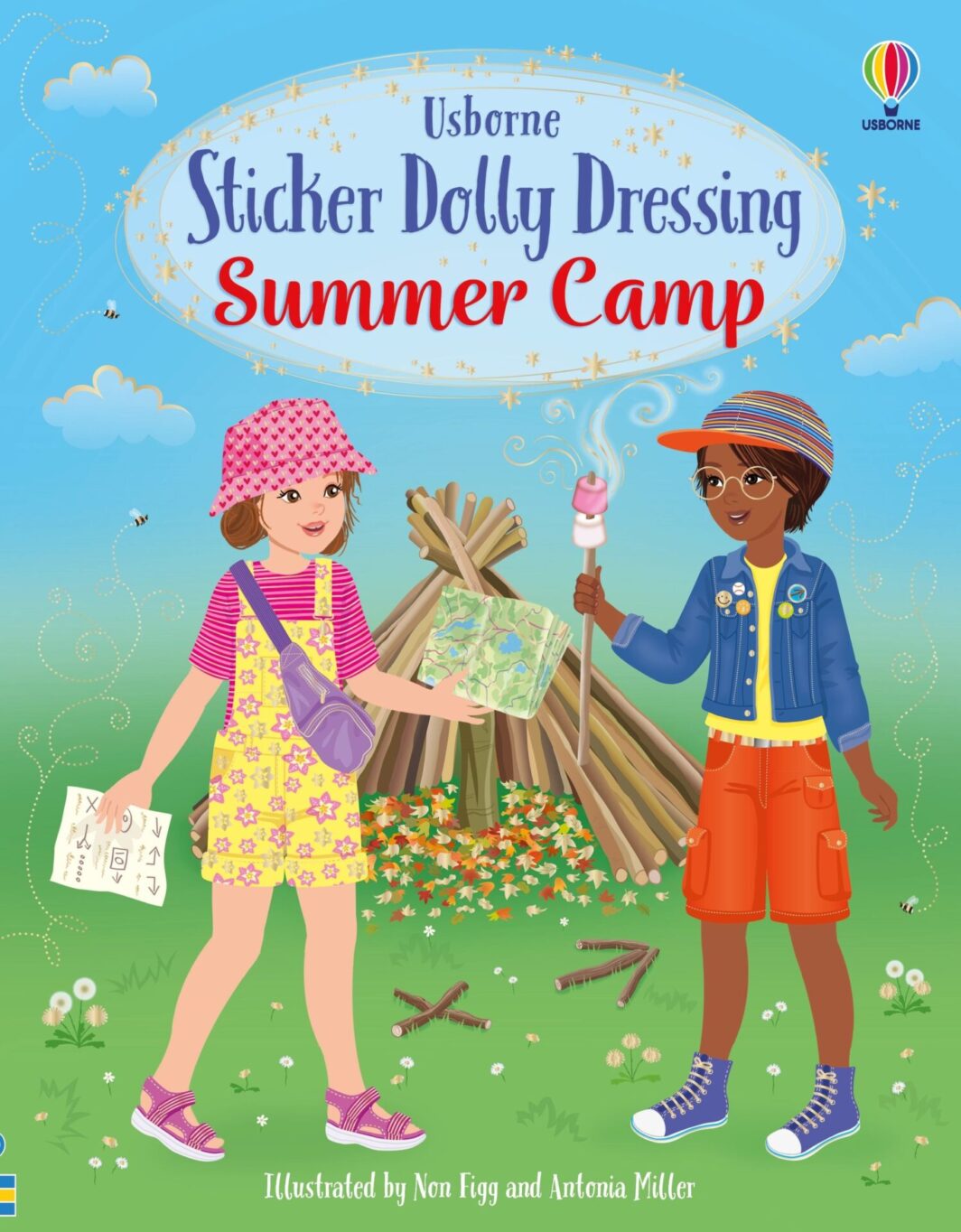 Sticker Dolly Dressing Summer Camp – Летен камп, книга со стикери