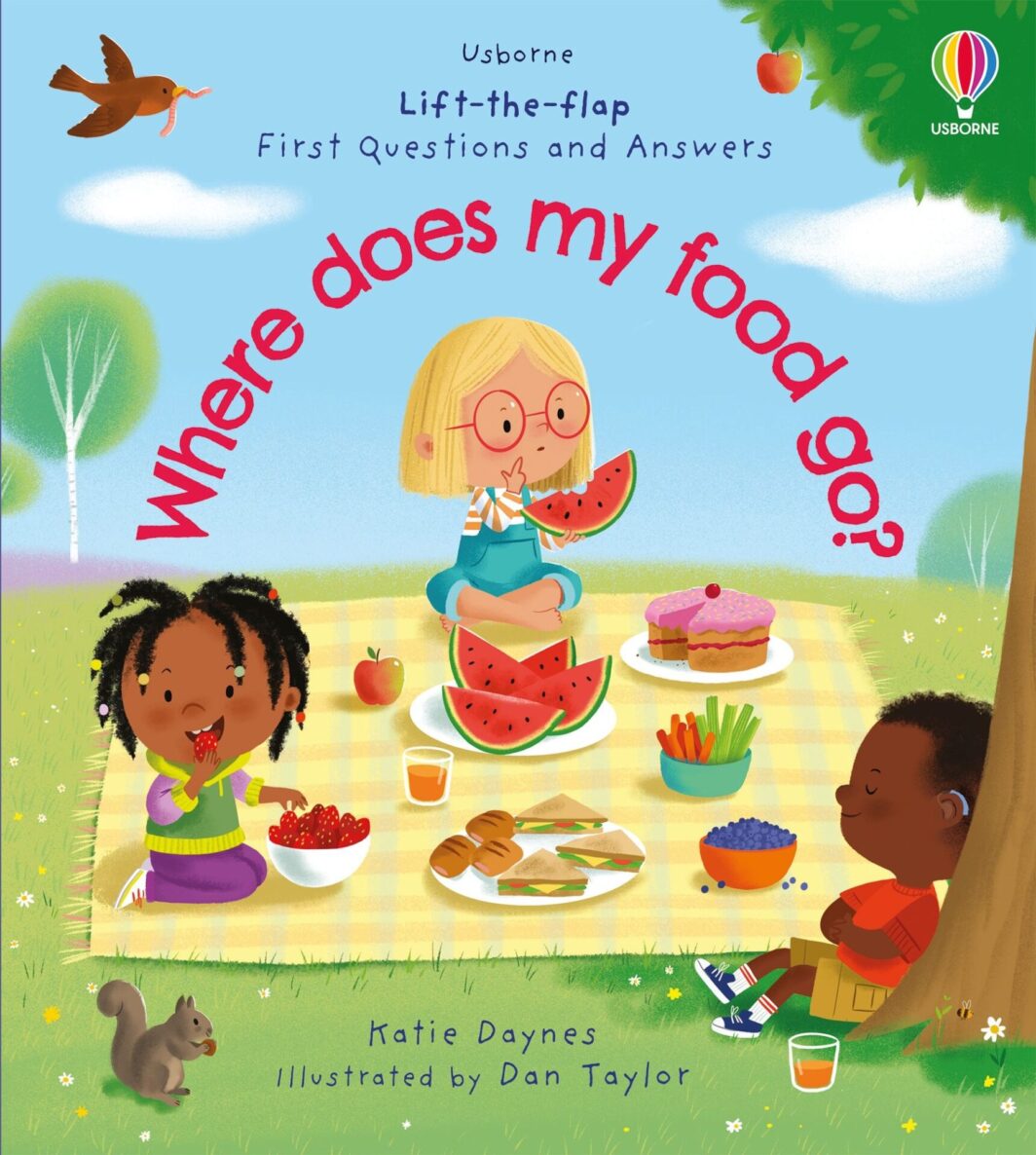 First Questions and Answers: Where does my food go? – Први прашања и одговори: Kаде оди мојата храна? – Интерактивна книга со прозорчиња на англиски јазик