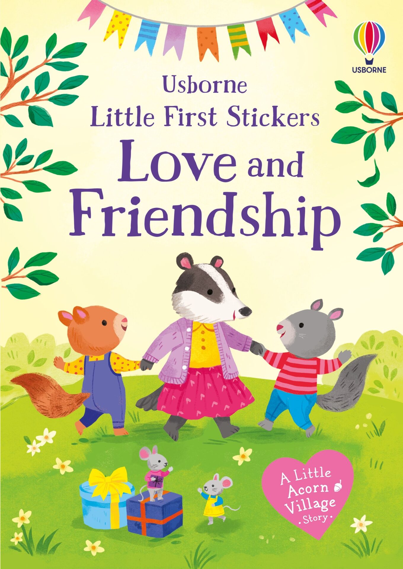 Little First Stickers Love and Friendship – Љубов и пријателство, книга со стикери