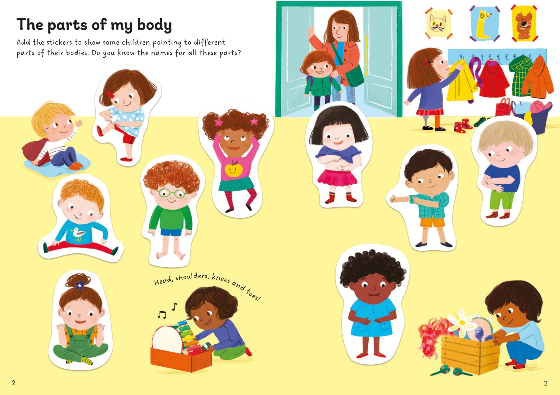 Little First Stickers My Body 3