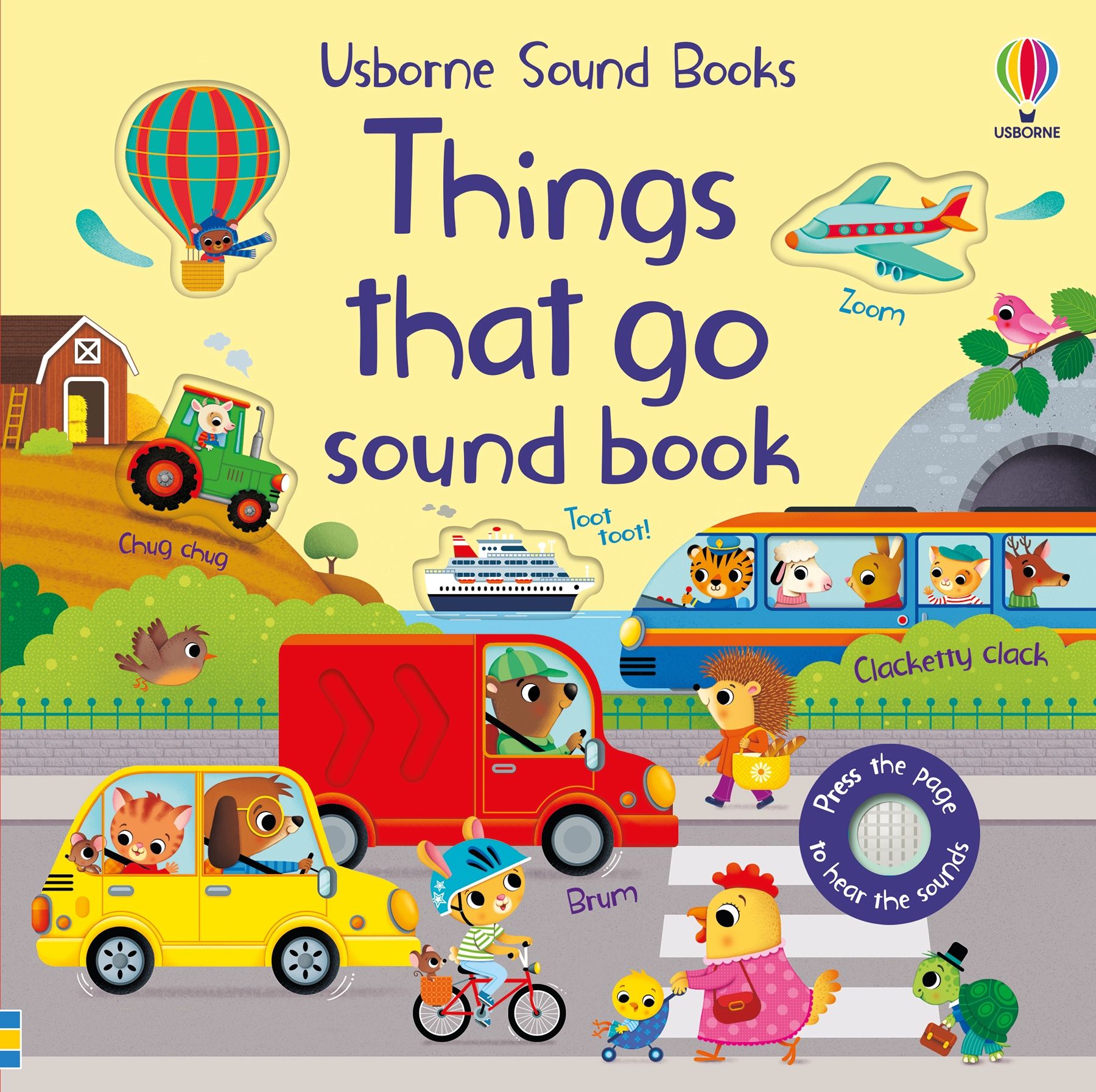 Things That Go Sound Book – Тактилно - звучна книга со возила