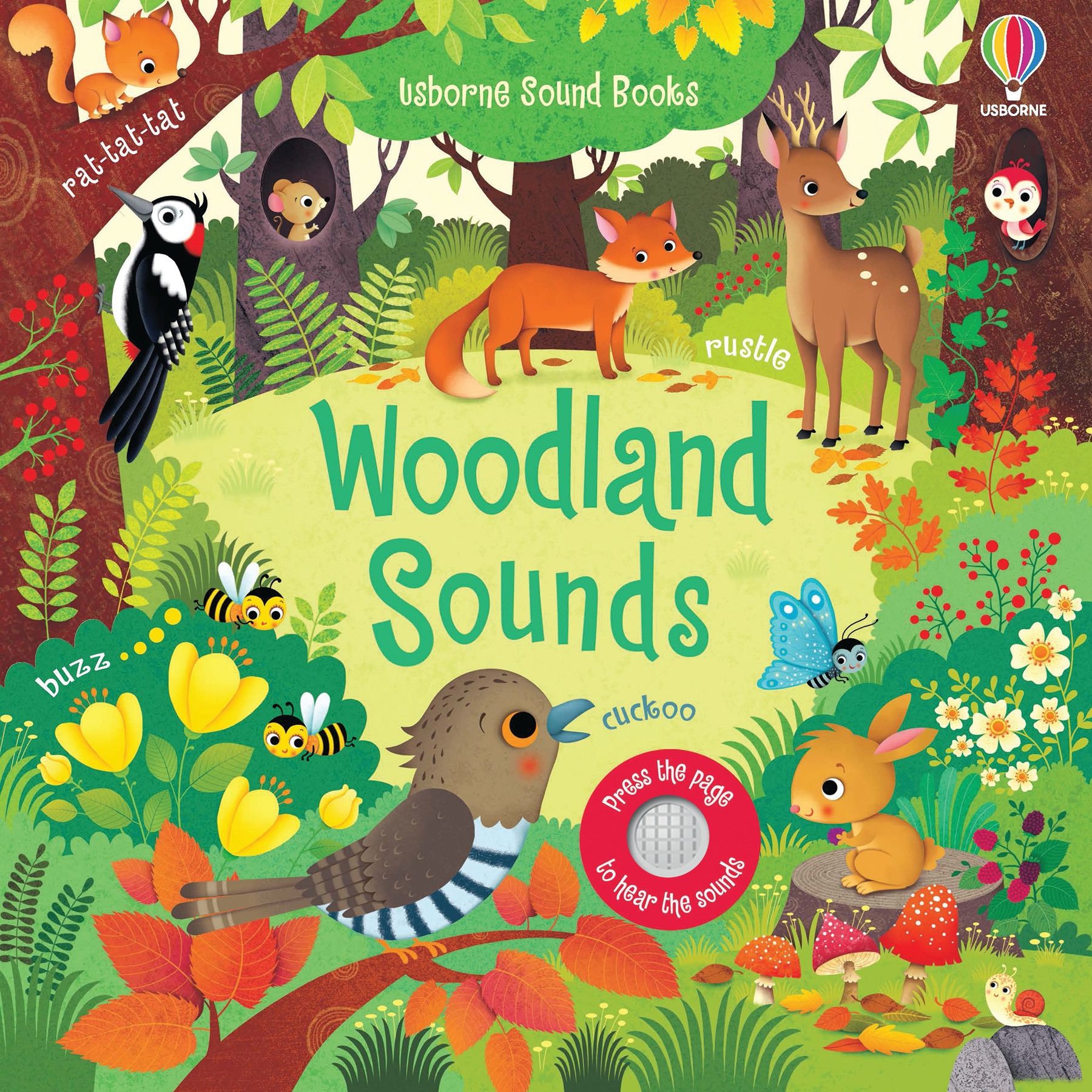 Woodland Sounds – Звуците на шумата, тактилно – звучна книга на англиски јазик