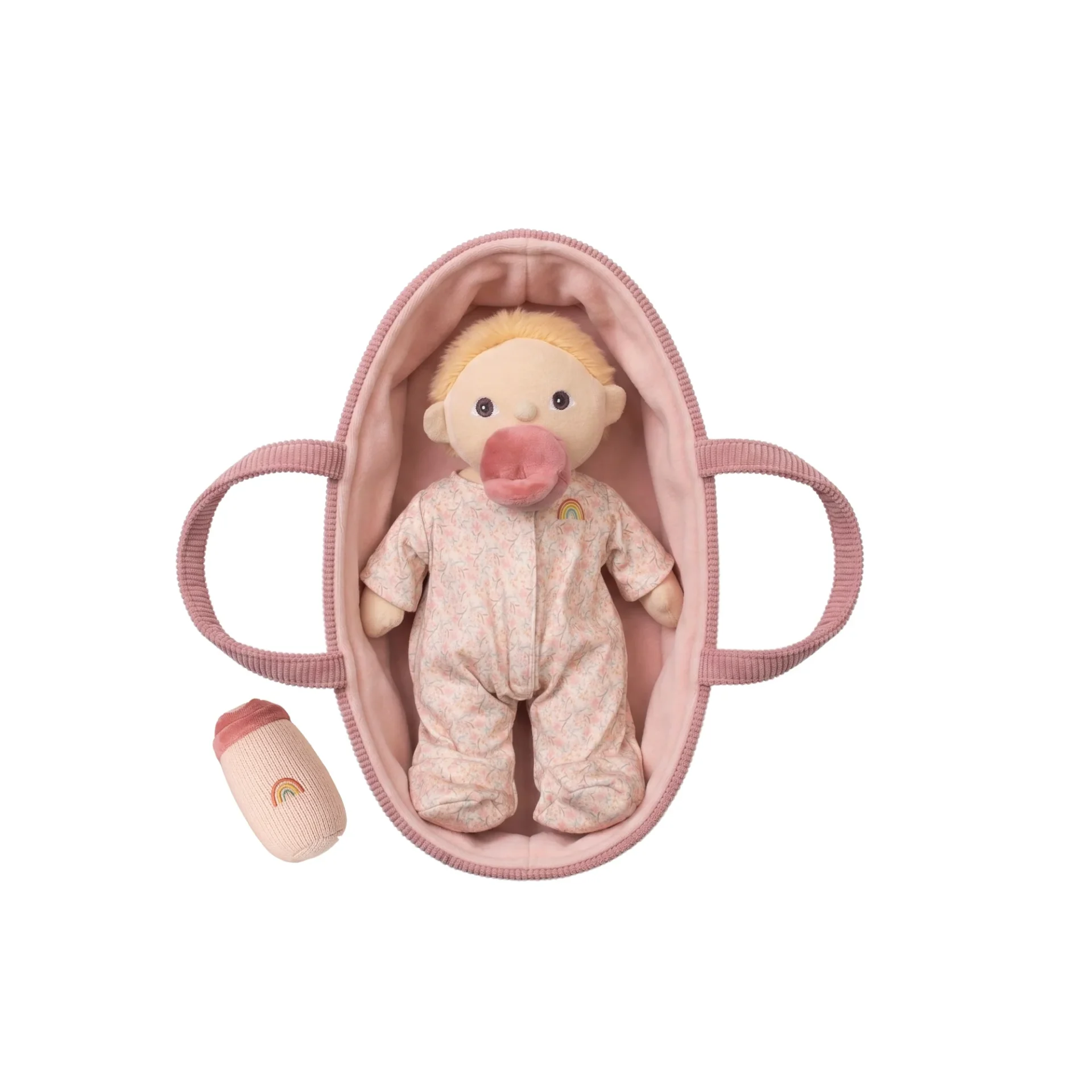 Binky Dinky Moppet – Бебе кукличка Moppet со кошница и додатоци