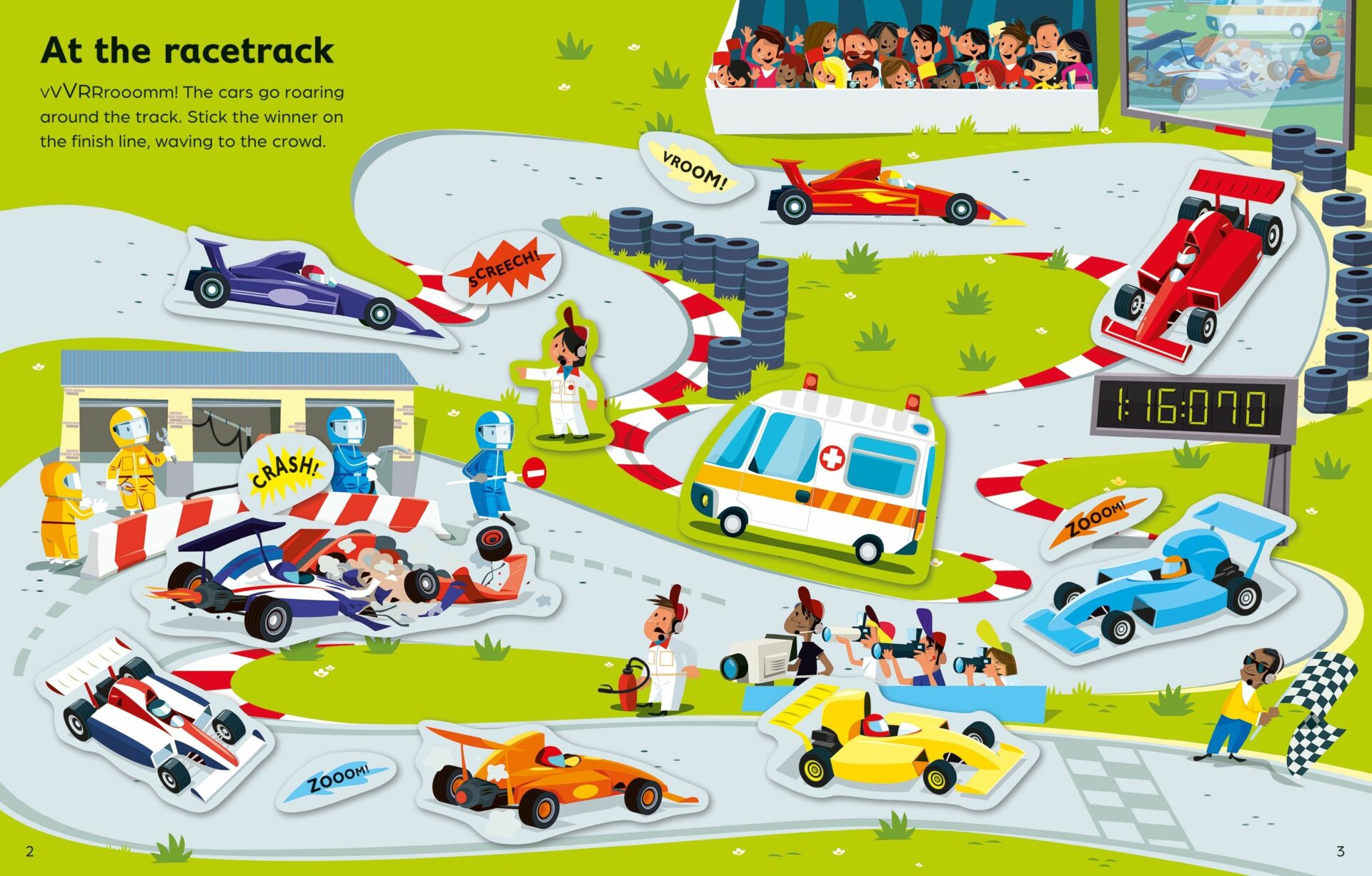 First Sticker Book Cars, Trains and Planes 3