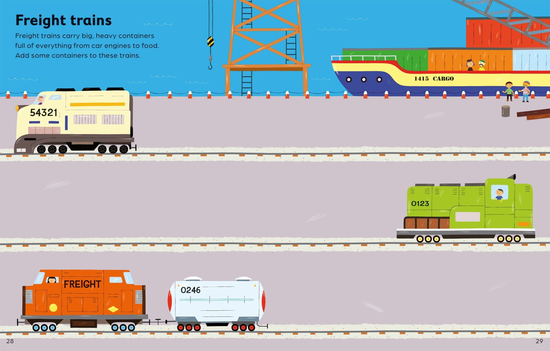 First Sticker Book Cars, Trains and Planes 4