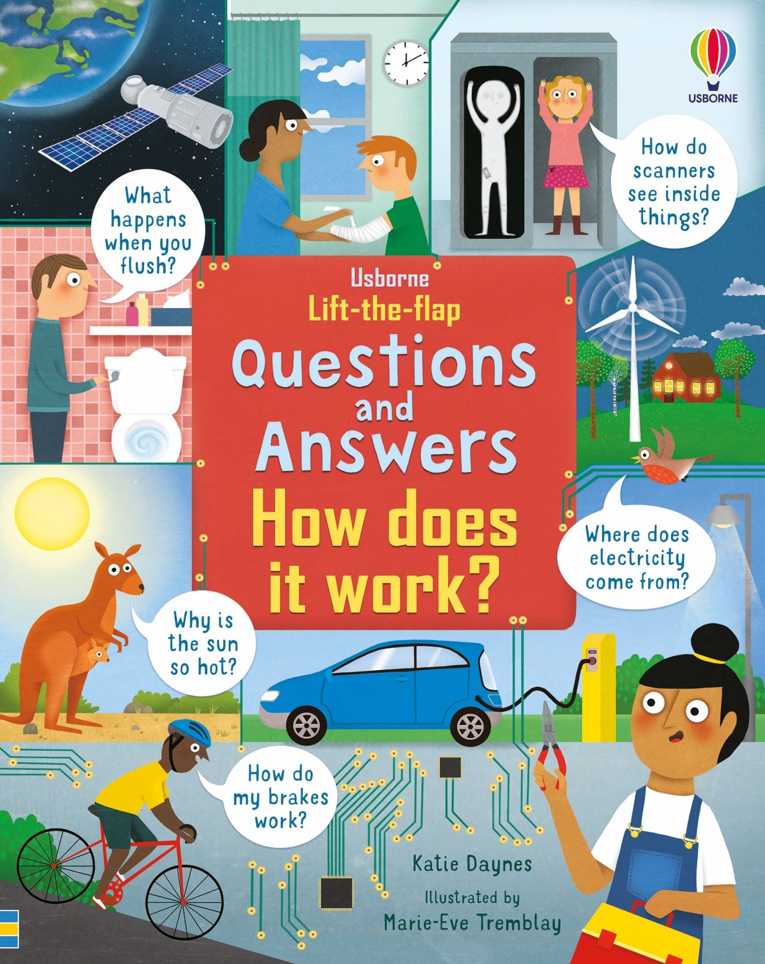 Lift-the-Flap Questions & Answers How Does it Work? - Како функционира светот околу нас? – интерактивна книга со прозорчиња на англиски јазик