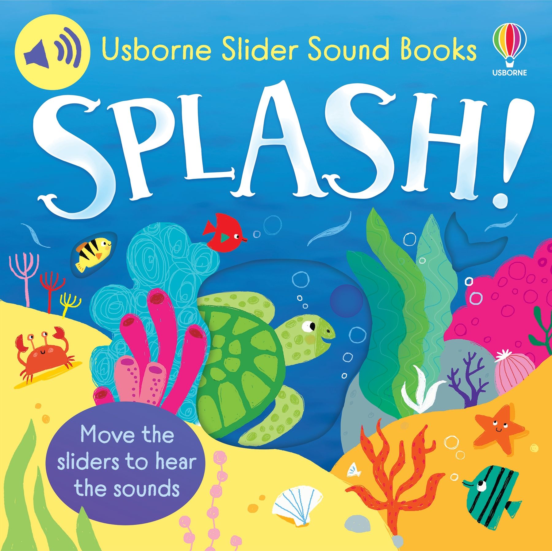 Slider Sound Books: Splash! – ПЛАС! Звучна книга со слајдери