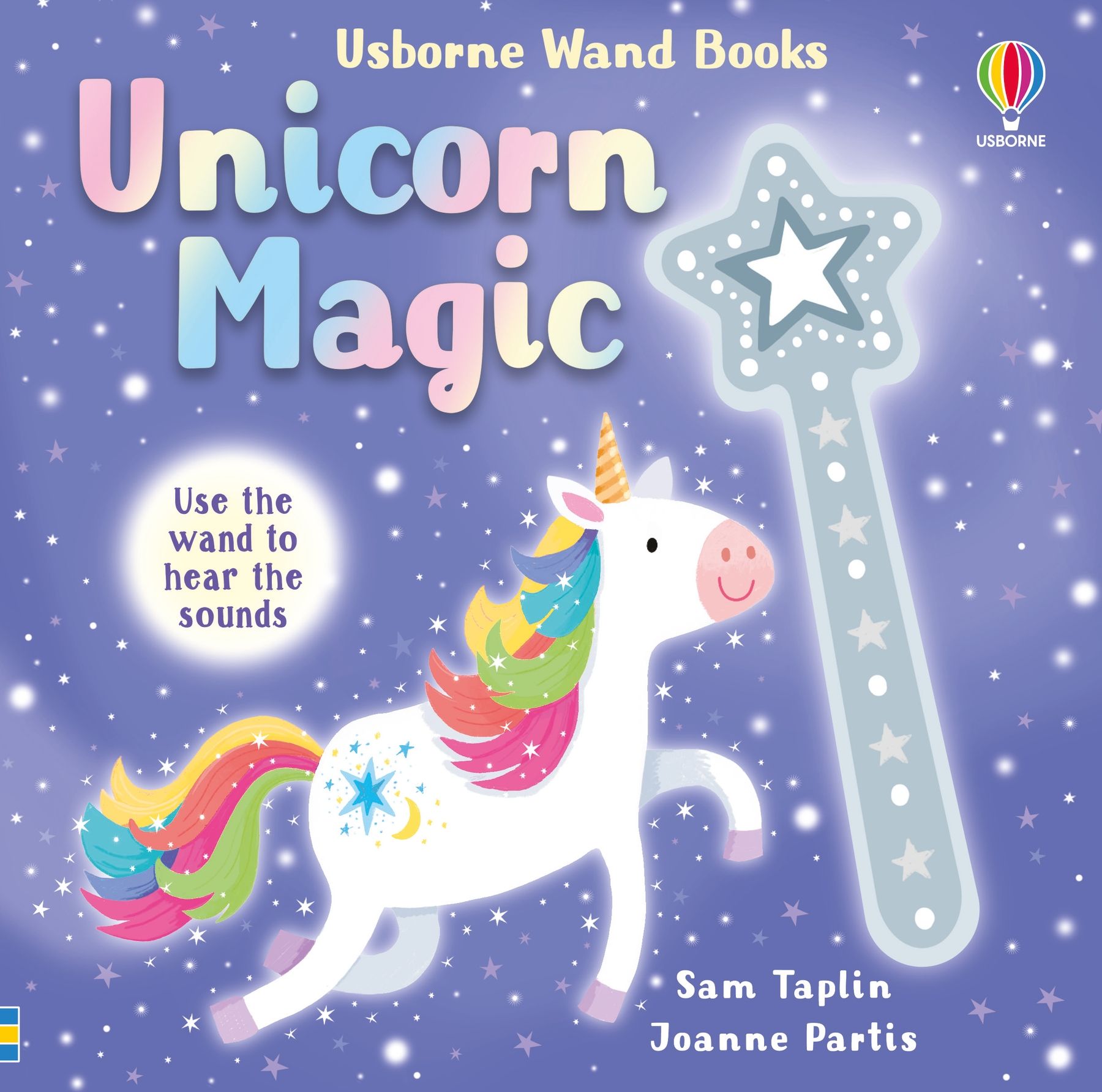 Wand Books: Unicorn Magic – Mагијата на еднорозите, интерактивно звучна книга со играчка стапче, на англиски јазик