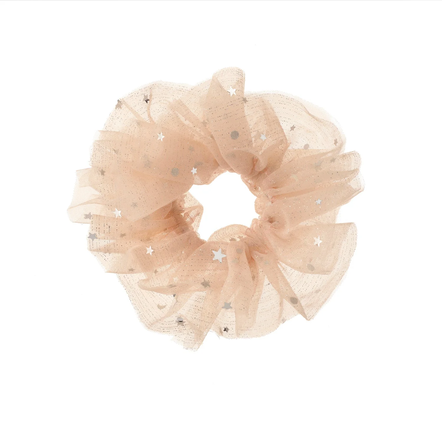 Shimmer Tulle Ruffle Scrunchie – Стегач со розов тул ⭐🎀